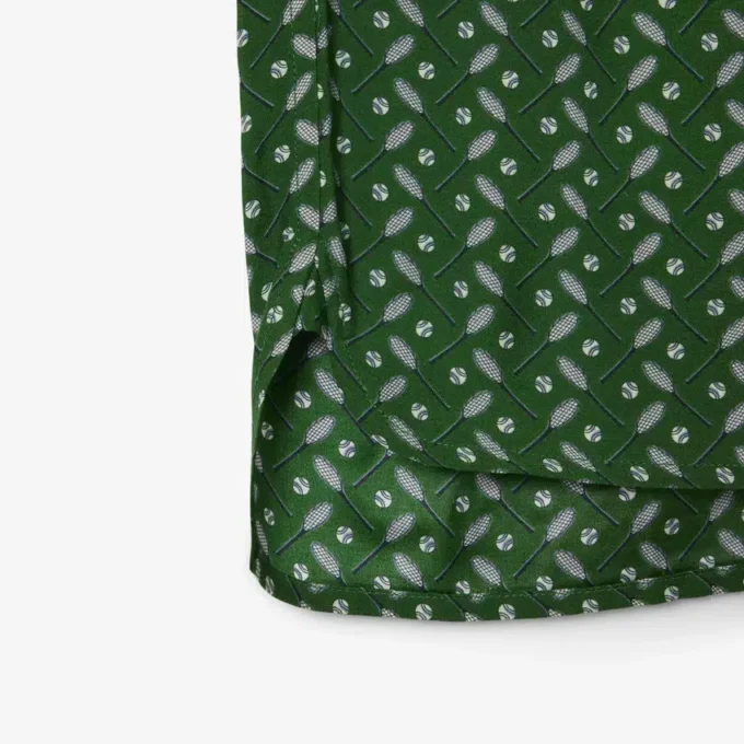 Runway Regular Fit Printed Satin Shirt
