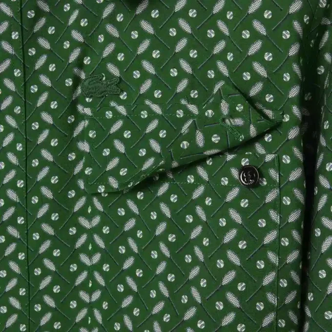 Runway Regular Fit Printed Satin Shirt