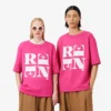 Runway Satin Graphic T-Shirt