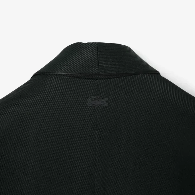 Runway Satin Shawl Neck Blazer