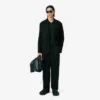 Runway Satin Shawl Neck Blazer
