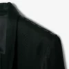 Runway Satin Shawl Neck Blazer