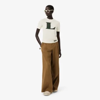 Runway Silk Graphic T-Shirt