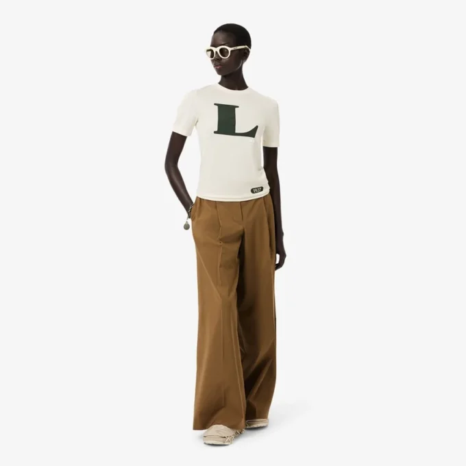 Runway Silk Graphic T-Shirt
