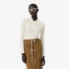 Runway Slim Fit Long Silk Sleeved Polo Shirt