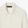 Runway Slim Fit Long Silk Sleeved Polo Shirt