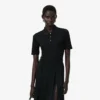 Runway Slim Fit Silk Mini-Piqua Polo Shirt