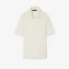 Runway Slim Fit Silk Mini-Piqua Polo Shirt