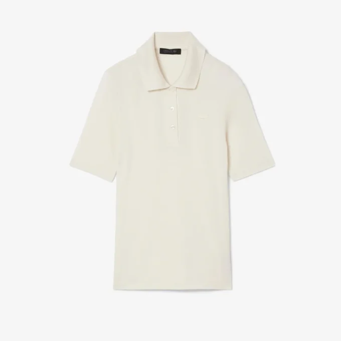 Runway Slim Fit Silk Mini-Piqua Polo Shirt