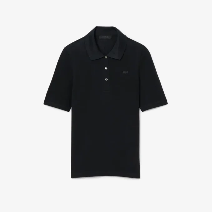 Runway Slim Fit Silk Mini-Piqua Polo Shirt