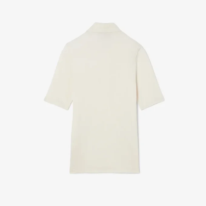 Runway Slim Fit Silk Mini-Piqua Polo Shirt