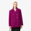 Runway Slub Wool Pea Coat