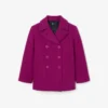 Runway Slub Wool Pea Coat