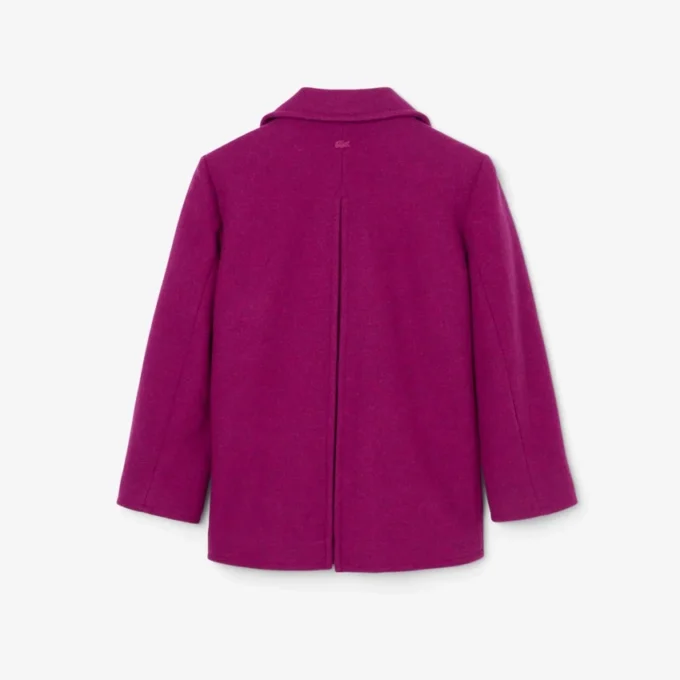 Runway Slub Wool Pea Coat