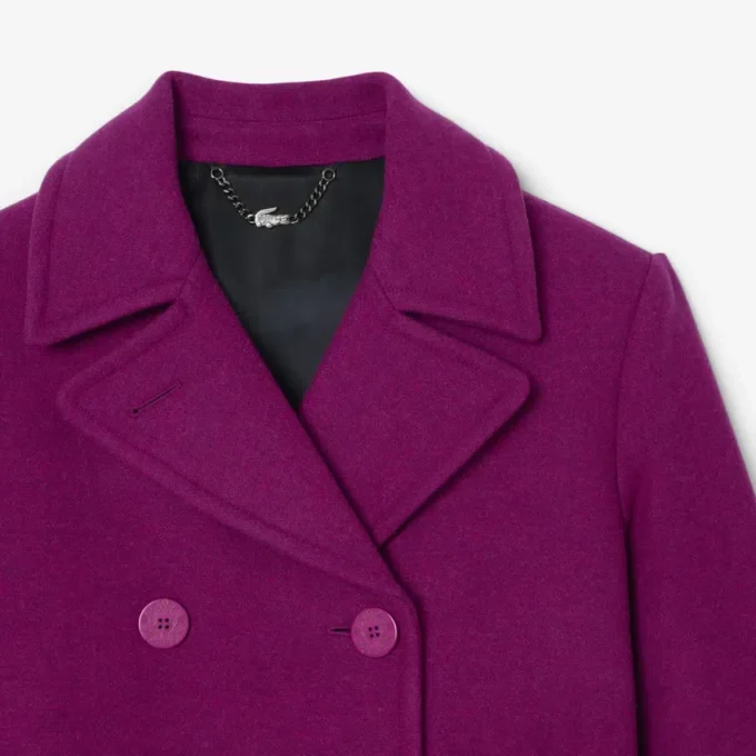 Runway Slub Wool Pea Coat