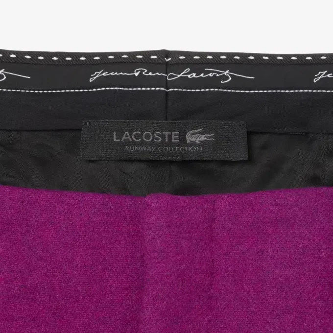 Runway Slub Wool Wide Fit Tailored Pants