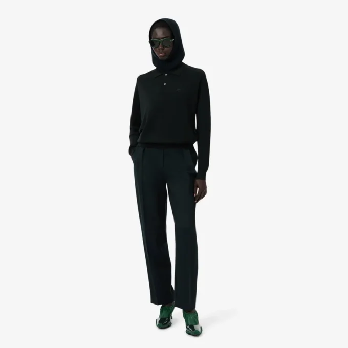 Runway Straight Fit Tailored Wool Pants