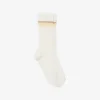 Runway Transparent Ribbed Socks