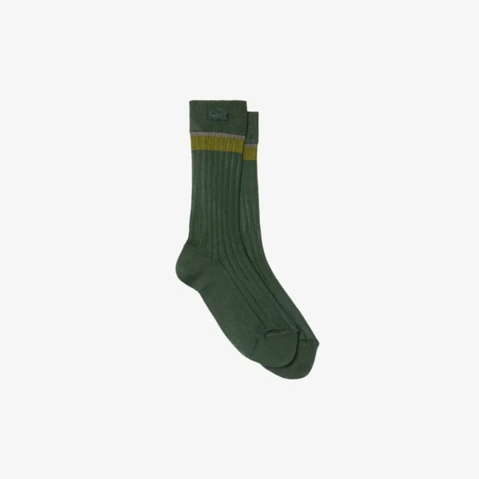 Runway Transparent Ribbed Socks