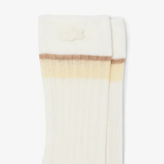 Runway Transparent Ribbed Socks