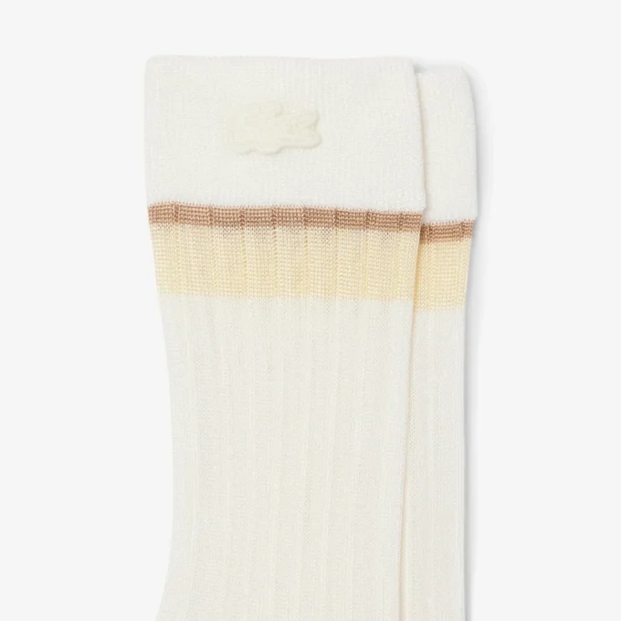 Runway Transparent Ribbed Socks