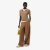 Runway Wide Fit Wool Blend Pants