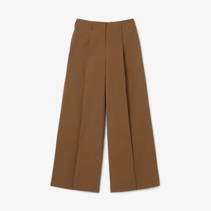 Runway Wide Fit Wool Blend Pants