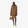 Runway Wool Blend Cargo Skirt