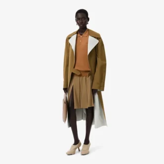 Runway Wool Blend Polo Collar Sweater