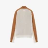 Runway Wool Blend Polo Collar Sweater