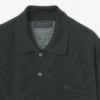 Runway Wool Blend Polo Collar Sweater