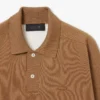 Runway Wool Blend Polo Collar Sweater