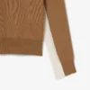 Runway Wool Blend Polo Collar Sweater