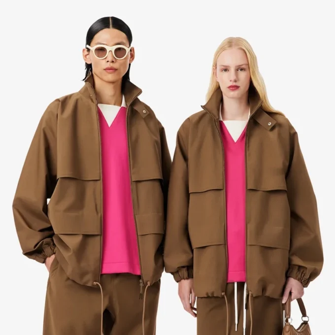 Runway Wool Blend Track Jacket