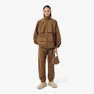 Runway Wool Blend Track Jacket
