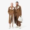 Runway Wool Blend Trench Coat