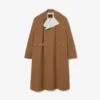 Runway Wool Blend Trench Coat