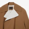 Runway Wool Blend Trench Coat