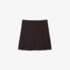 Short Pleated Wrap Skirt