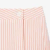 Short Seersucker Wrap Skirt