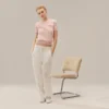 Short Sleeved 3D Knit Sweater