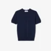 Short Sleeved 3D Knit Sweater