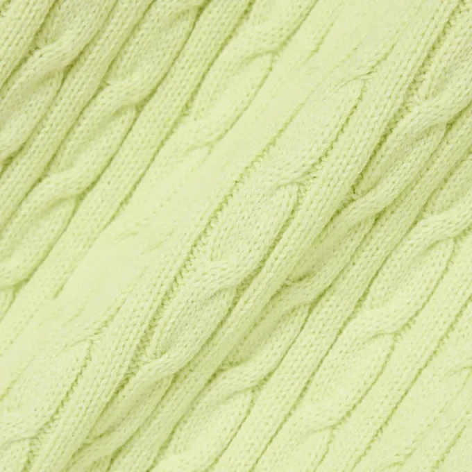 Short Sleeved Cable Knit Sweater