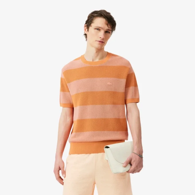 Short Sleeved Cotton Sweater