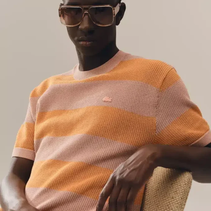 Short Sleeved Cotton Sweater