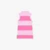 Sleeveless Striped Petit Piqua Polo Dress
