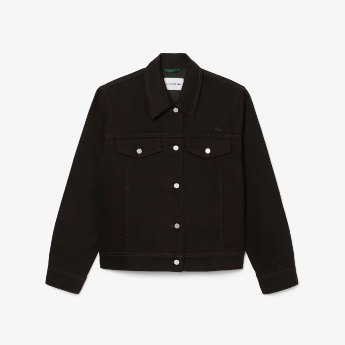 Slim Fit Buttoned Denim Jacket
