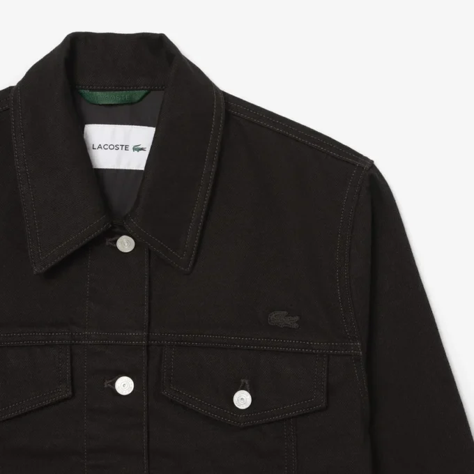 Slim Fit Buttoned Denim Jacket