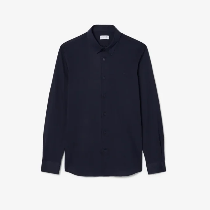 Slim Fit Cotton Blend Shirt