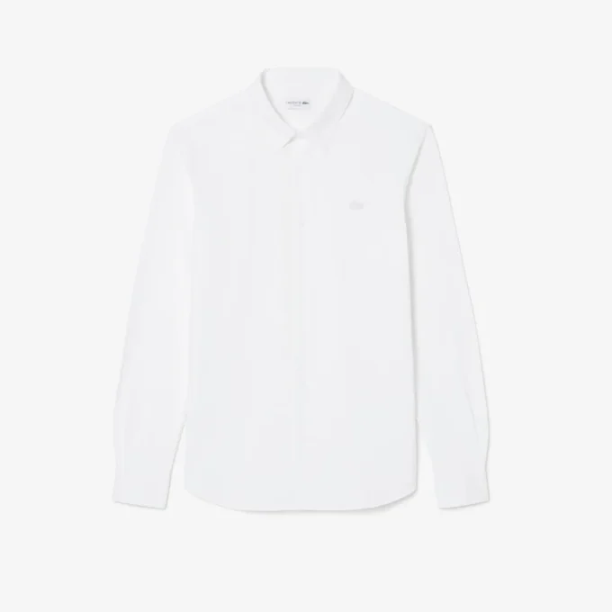 Slim Fit Cotton Blend Shirt